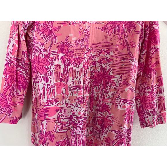 Lilly Pulitzer Sarasota Tunic in Paradise Rule Breakers Women's Size Medium - Picture 11 of 16